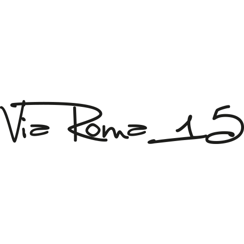 Logo brand Via Roma 15